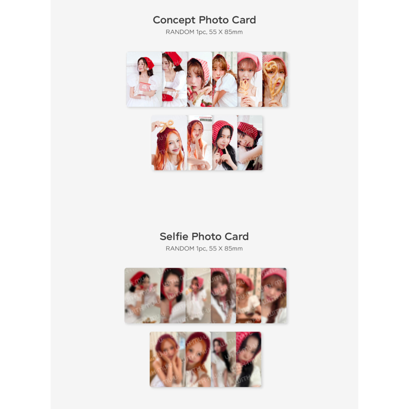 Red Velvet RED VELVET - 2026 SM ARTIST SEASON’S GREETINGS OFFICIAL MD : RANDOM TRADING CARD SET