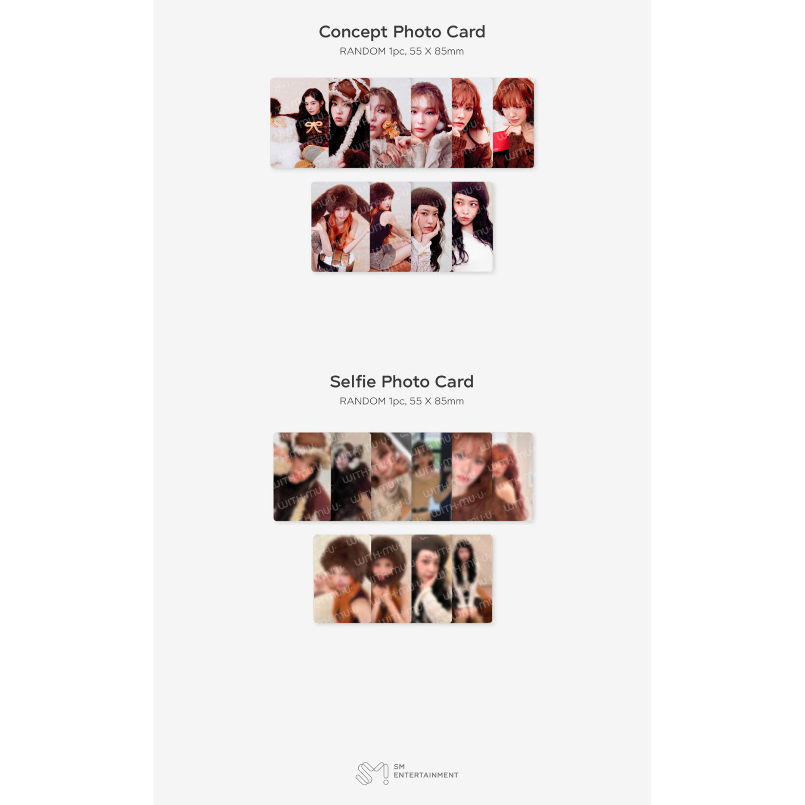 Red Velvet RED VELVET - 2026 SM ARTIST SEASON’S GREETINGS OFFICIAL MD : RANDOM TRADING CARD SET