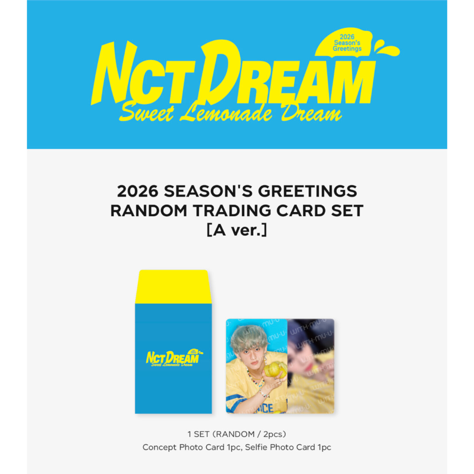NCT NCT DREAM - 2026 SM ARTIST SEASON’S GREETINGS OFFICIAL MD : RANDOM TRADING CARD SET
