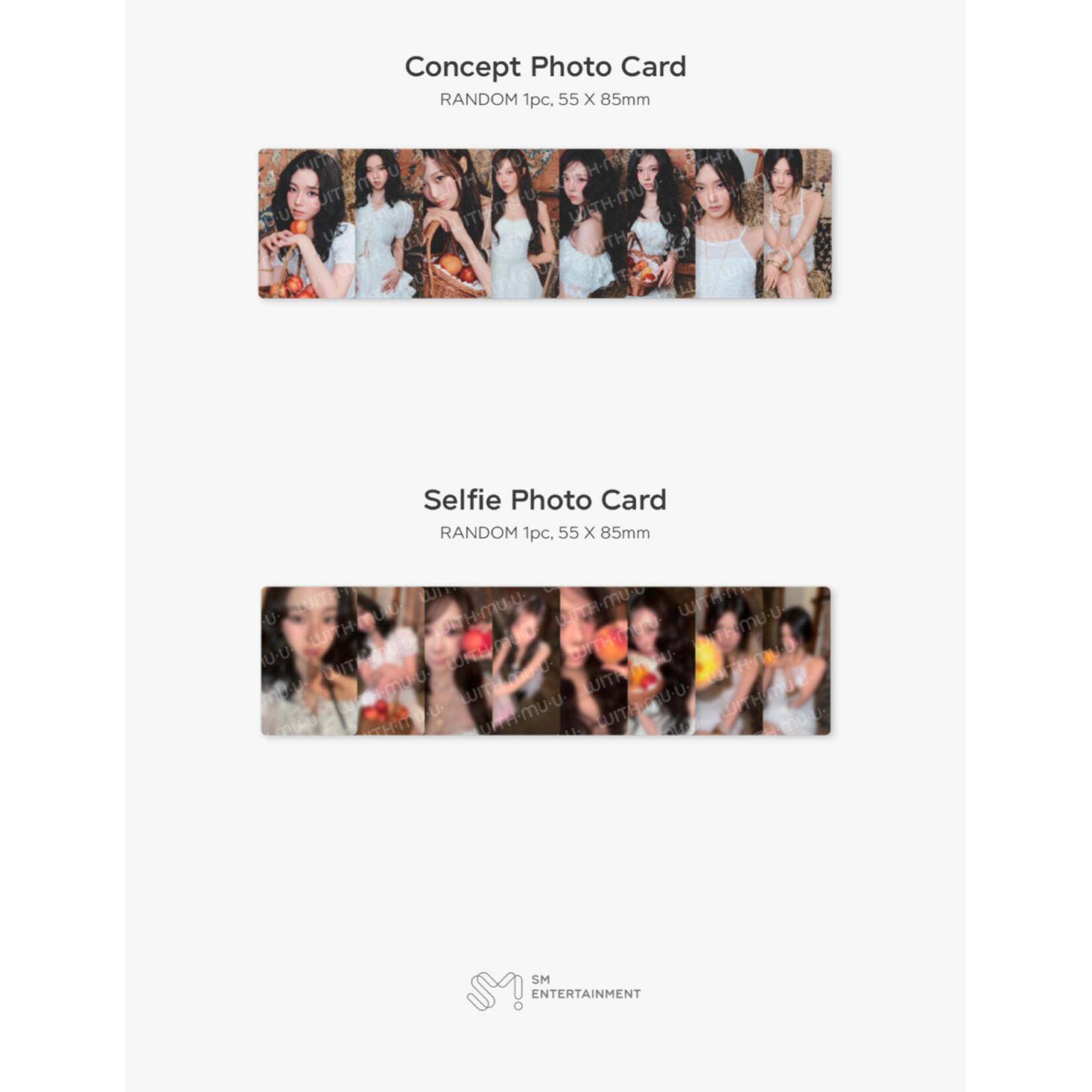 Aespa aespa - 2026 SM ARTIST SEASON’S GREETINGS OFFICIAL MD : RANDOM TRADING CARD SET