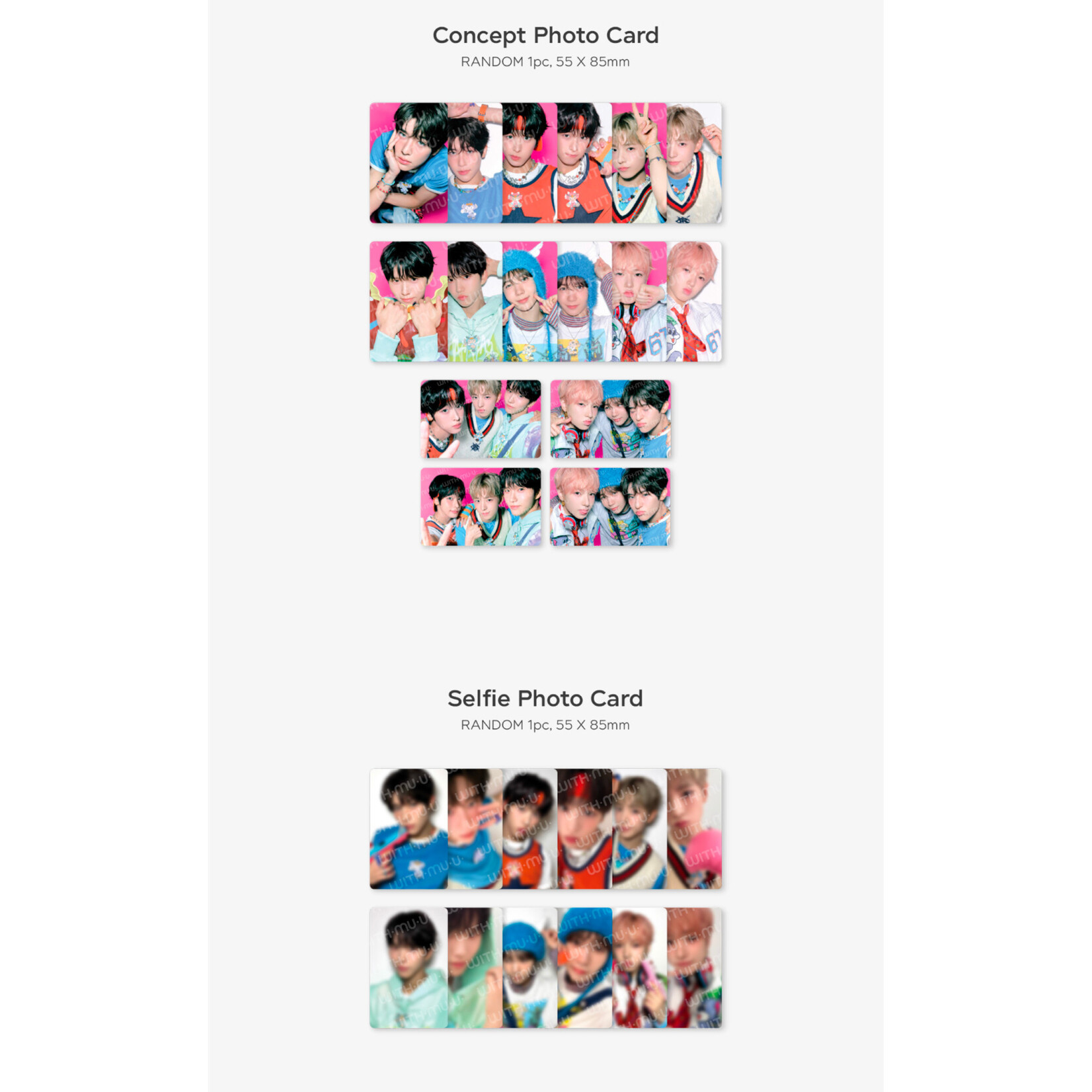 NCT NCT WISH - 2026 SM ARTIST SEASON’S GREETINGS OFFICIAL MD : RANDOM TRADING CARD SET