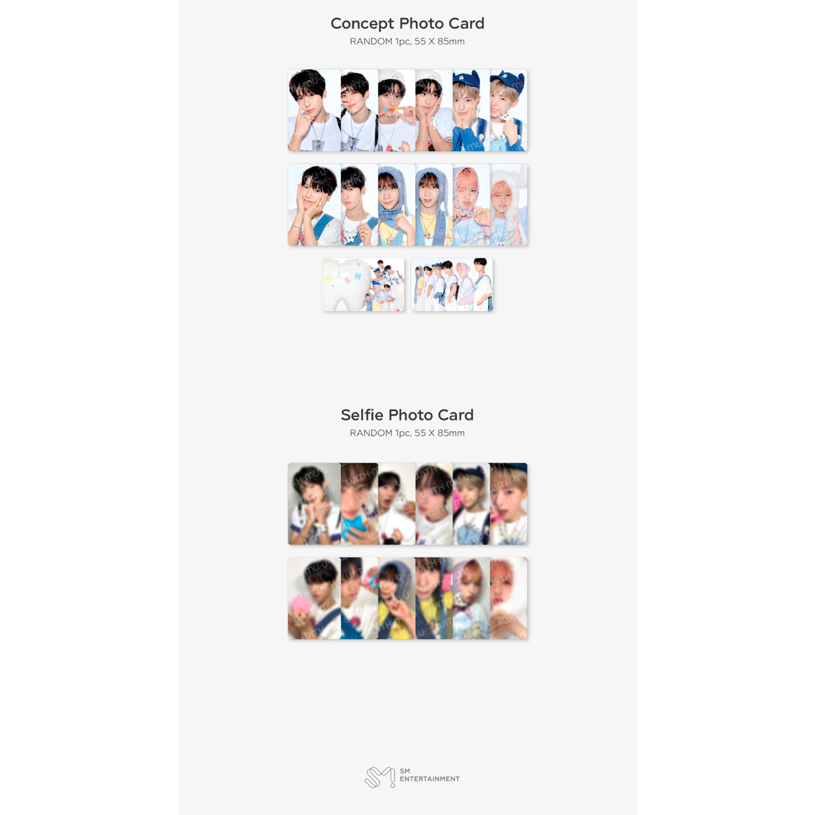 NCT NCT WISH - 2026 SM ARTIST SEASON’S GREETINGS OFFICIAL MD : RANDOM TRADING CARD SET