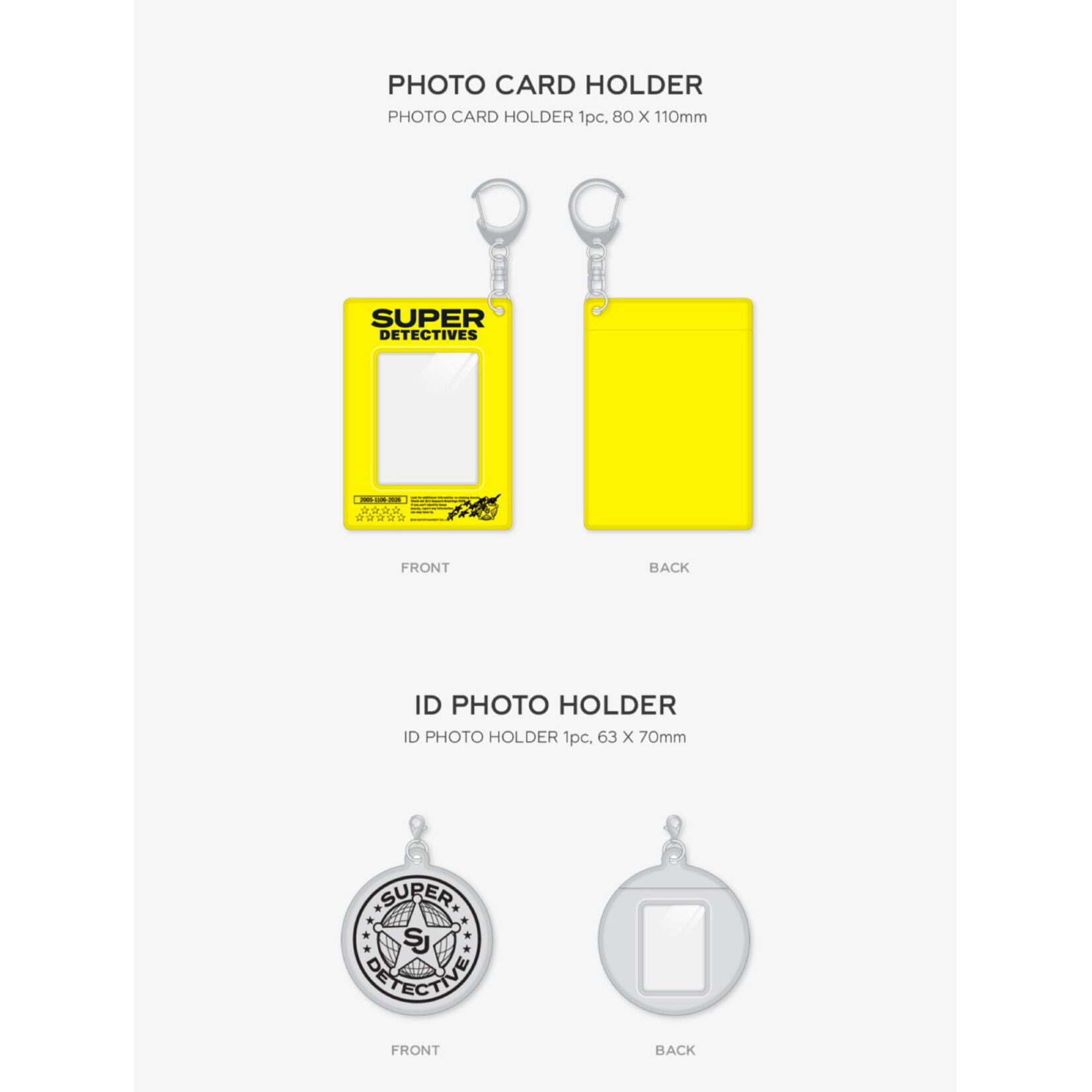 SUPER JUNIOR SUPER JUNIOR - 2026 SM ARTIST SEASON'S GREETINGS OFFICIAL MD : PHOTO HOLDER SET