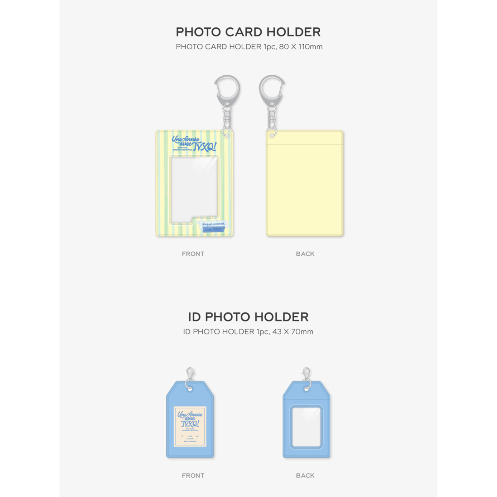 TVXQ TVXQ! - 2026 SM ARTIST SEASON'S GREETINGS OFFICIAL MD : PHOTO HOLDER SET
