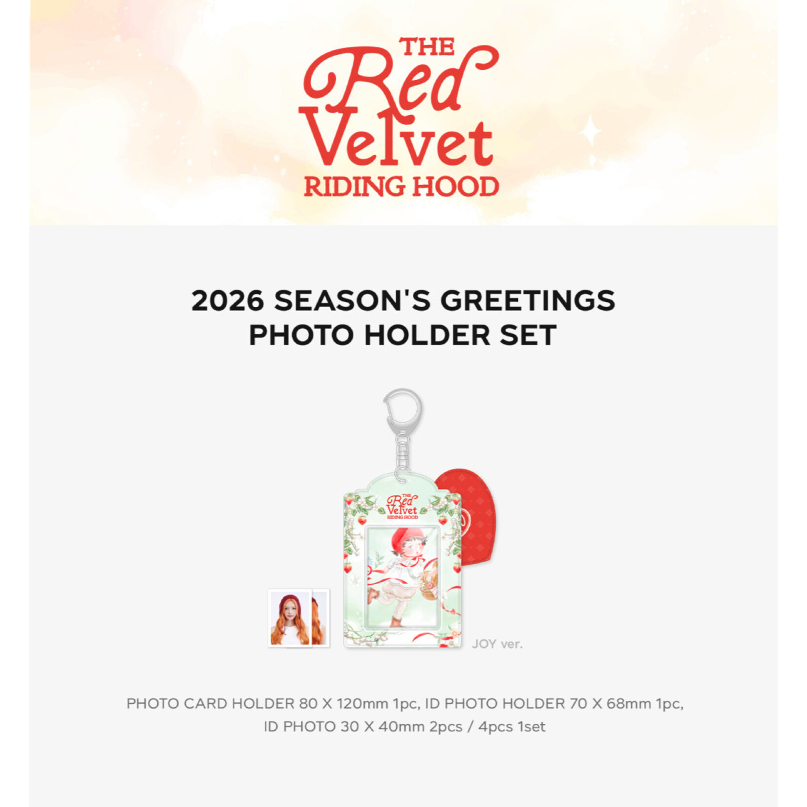 Red Velvet RED VELVET - 2026 SM ARTIST SEASON'S GREETINGS OFFICIAL MD : PHOTO HOLDER SET