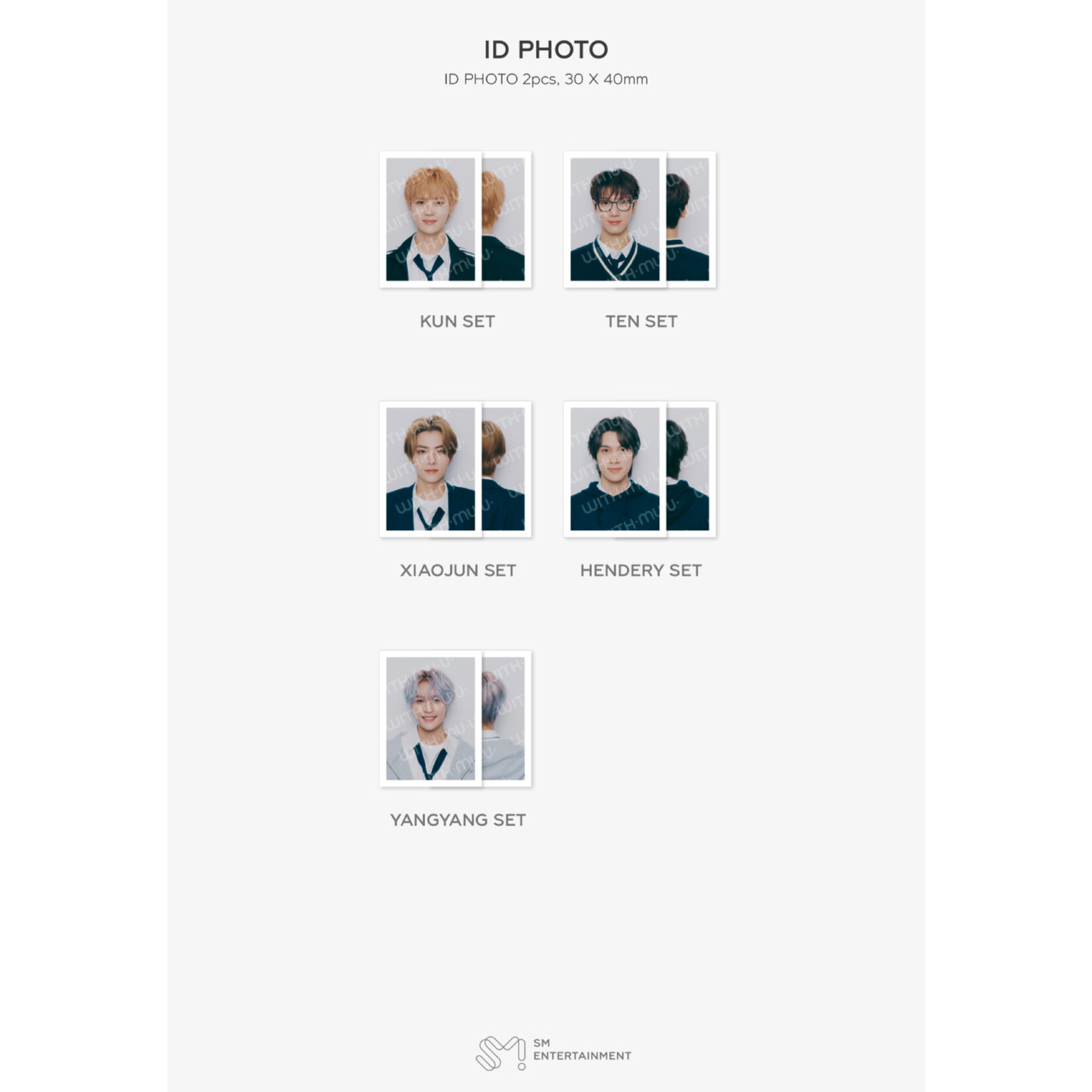 NCT WayV - 2026 SM ARTIST SEASON'S GREETINGS OFFICIAL MD : PHOTO HOLDER SET