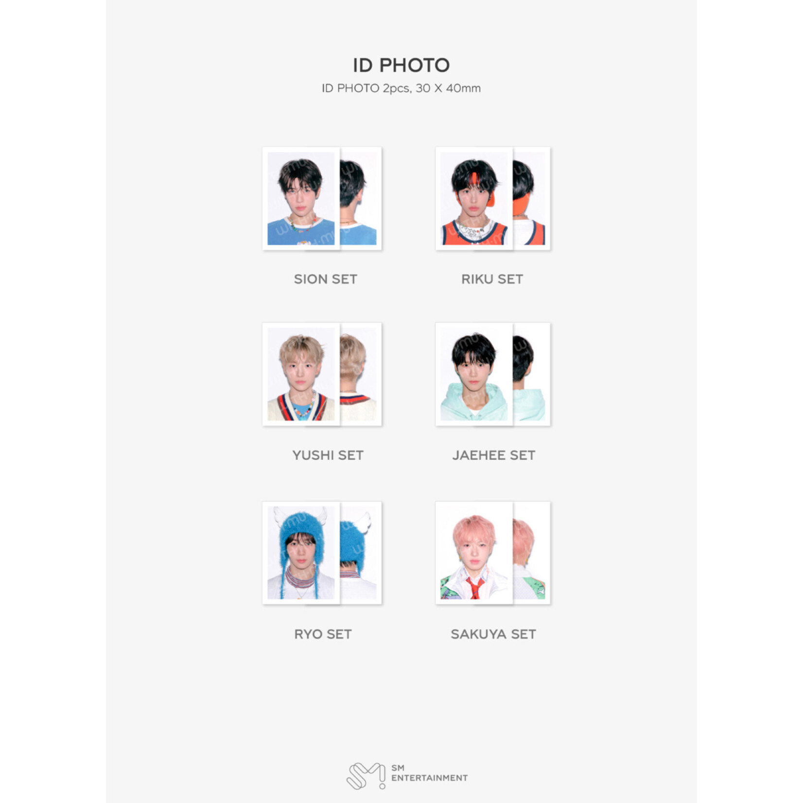 NCT NCT WISH - 2026 SM ARTIST SEASON'S GREETINGS OFFICIAL MD : PHOTO HOLDER SET