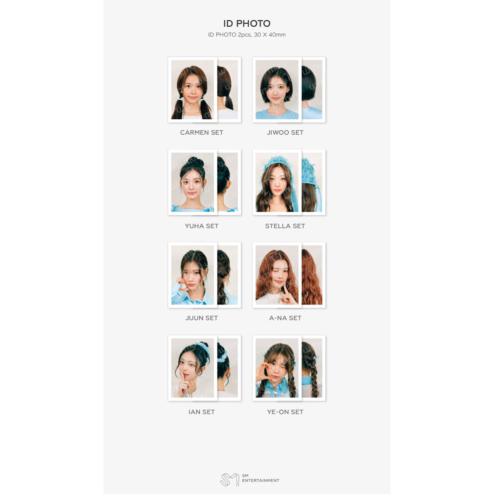 Hearts2Hearts Hearts2Hearts - 2026 SM ARTIST SEASON'S GREETINGS OFFICIAL MD : PHOTO HOLDER SET