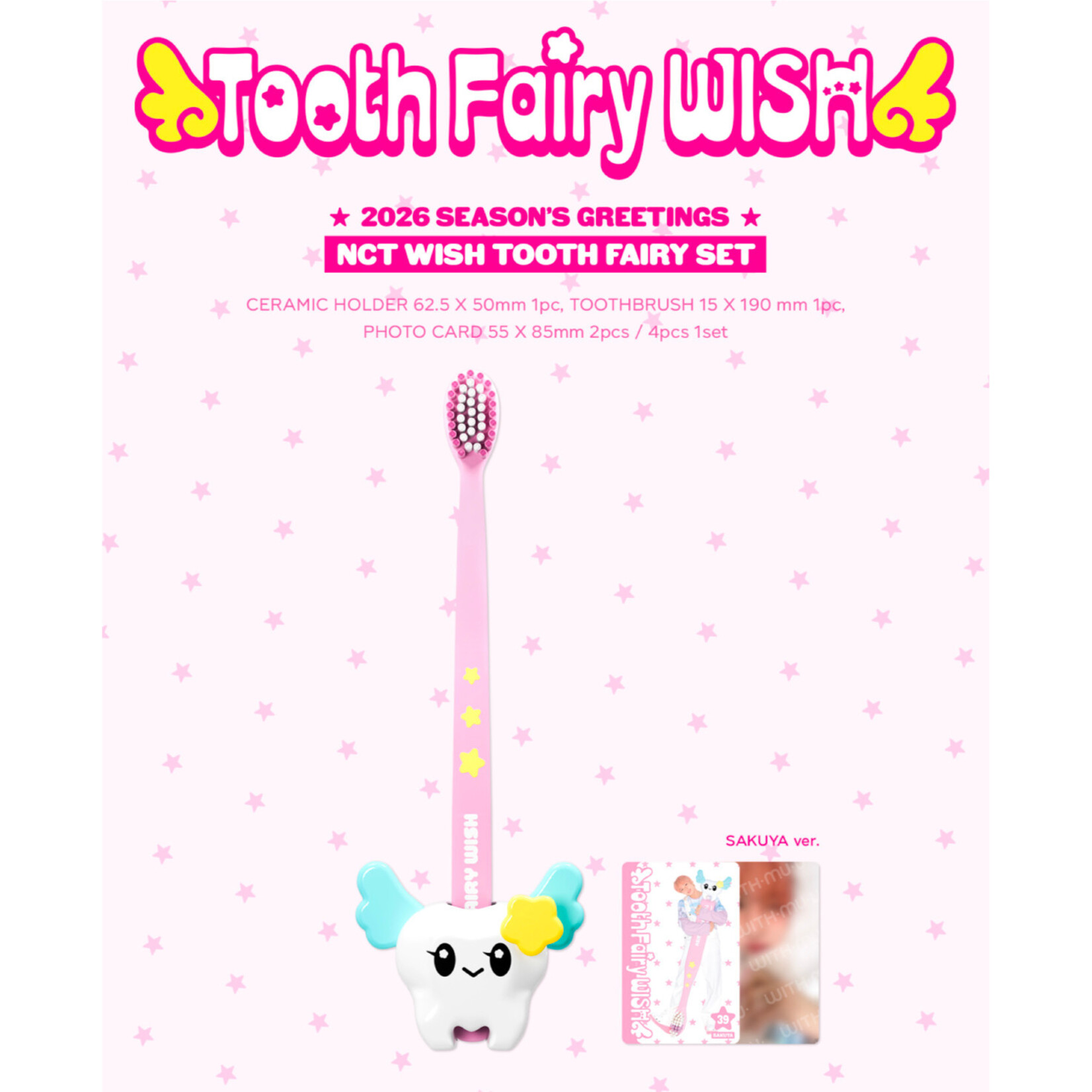 NCT NCT WISH - 2026 SM ARTIST SEASON’S GREETINGS OFFICIAL MD : TOOTH FAIRY SET