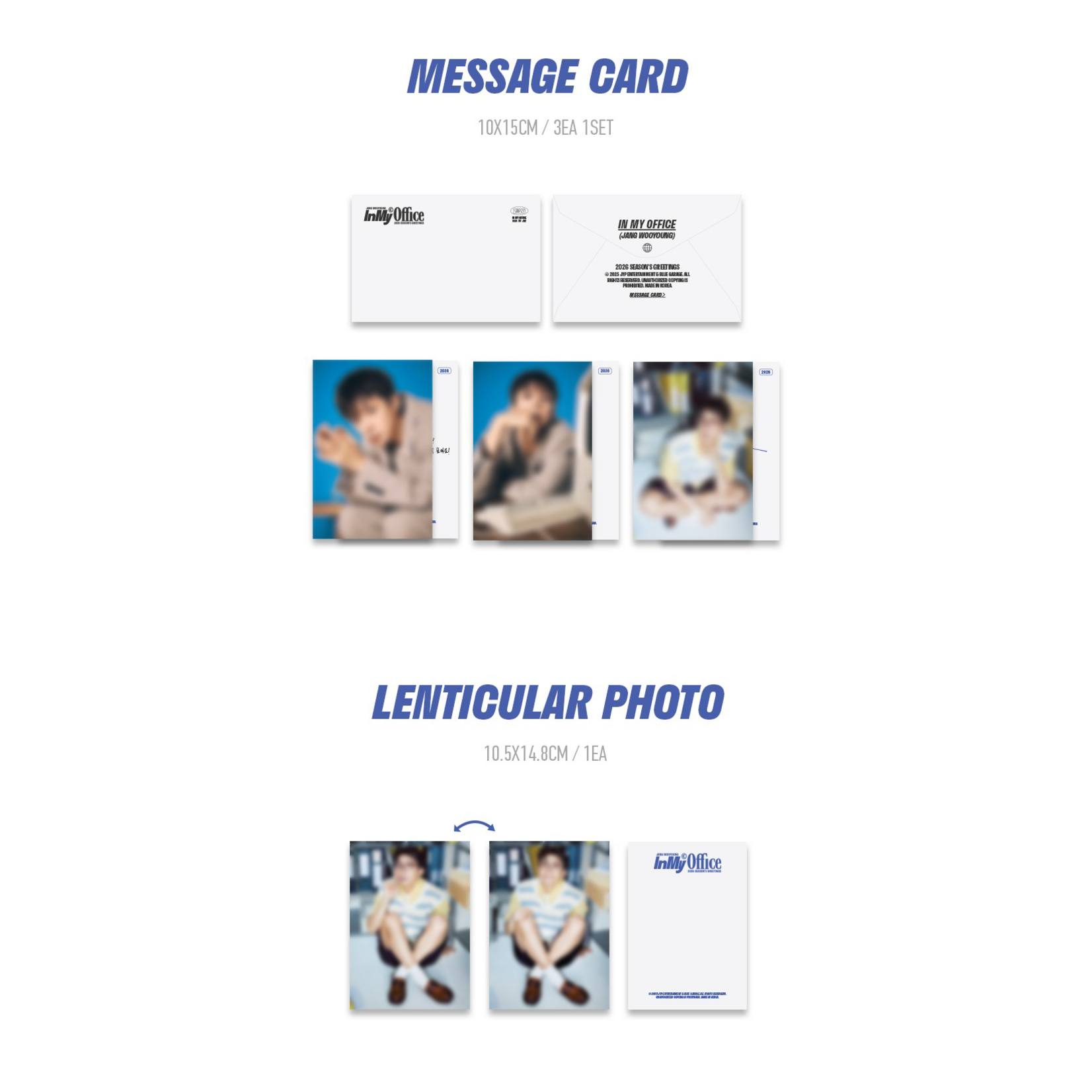 2PM JANG WOOYOUNG - 2026 SEASON'S GREETINGS [In My Office] + Photocard (FANS SHOP)