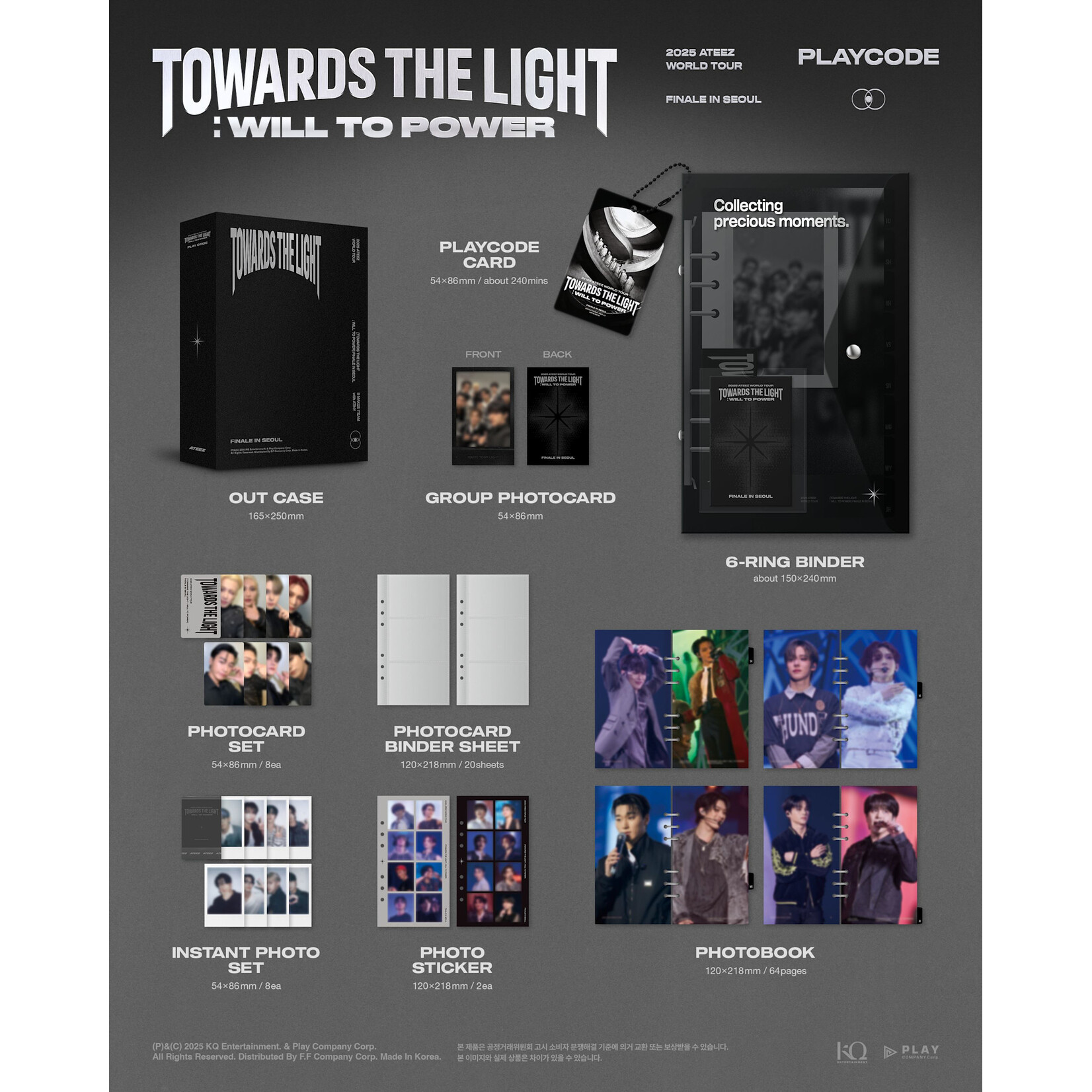 ATEEZ ATEEZ - 2025 ATEEZ WORLD TOUR [TOWARDS THE LIGHT : WILL TO POWER] FINALE IN SEOUL PLAYCODE