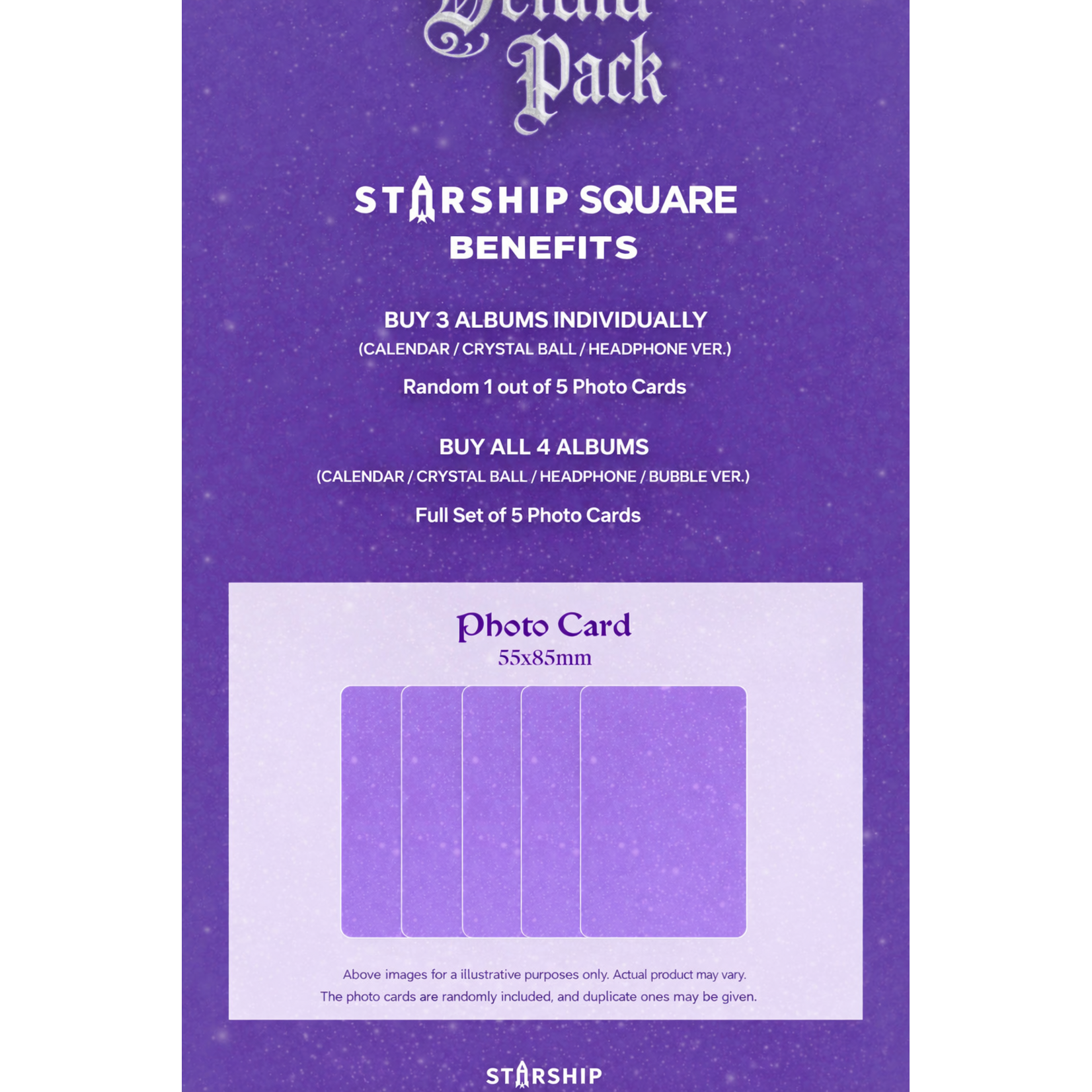 KiiiKiii KiiiKiii - The 2nd EP [Delulu Pack] (Headphone. Version) + Random Photocard (Starship Square)