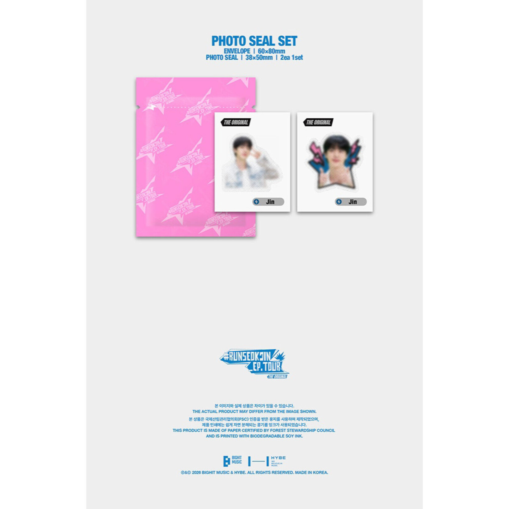 BTS Jin - '#RUNSEOKJIN_EP.TOUR in GOYANG' The Original