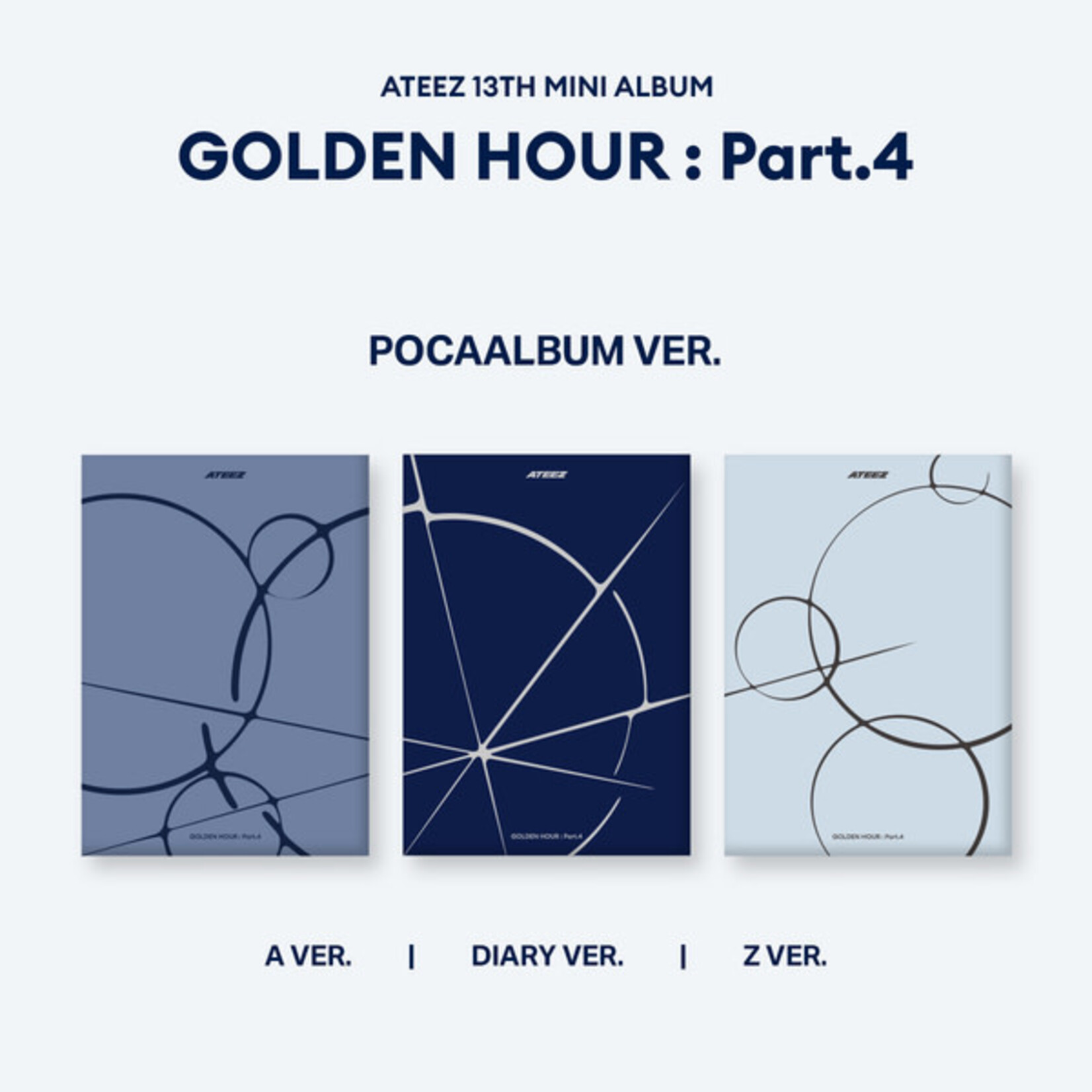 ATEEZ ATEEZ - [GOLDEN HOUR : Part.4] (POCAALBUM VER.)