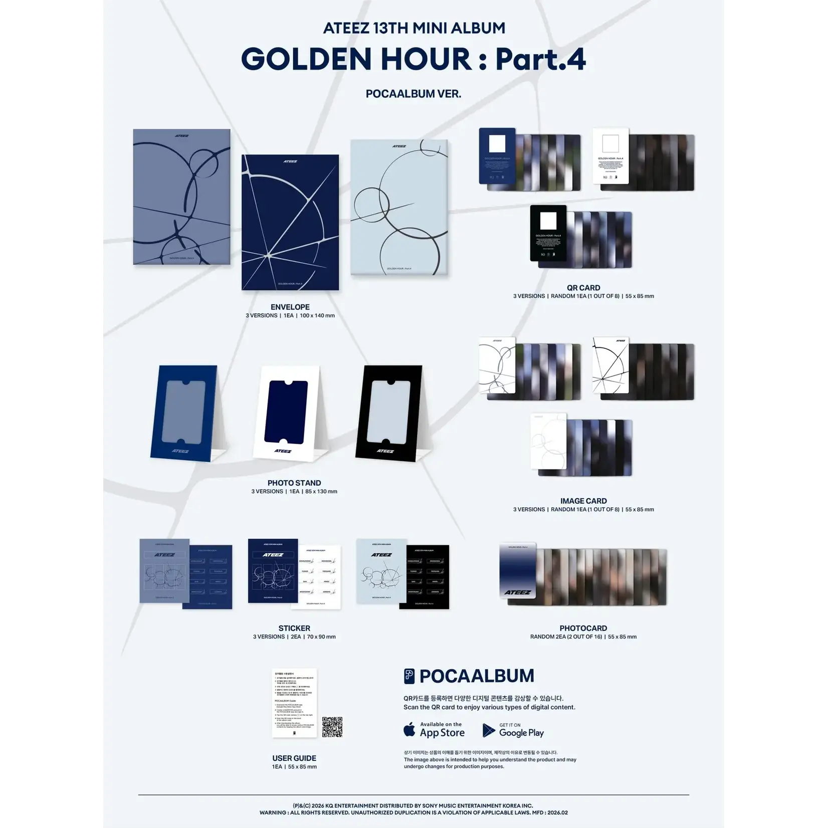 ATEEZ ATEEZ - [GOLDEN HOUR : Part.4] (POCAALBUM VER.)
