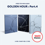 ATEEZ ATEEZ - [GOLDEN HOUR : Part.4] (Photobook Ver.) + Random Photocard (APPLE MUSIC)