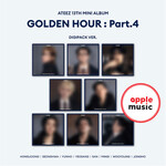 ATEEZ ATEEZ - [GOLDEN HOUR : Part.4] (DIGIPACK VER.) + Random Photocard (APPLE MUSIC)