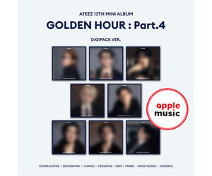 ATEEZ - [GOLDEN HOUR : Part.4] (DIGIPACK VER.) + Random Photocard