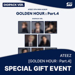 ATEEZ ATEEZ - [GOLDEN HOUR : Part.4] (DIGIPACK VER.) + Random Photocard (SW)