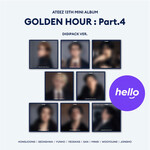 ATEEZ ATEEZ - [GOLDEN HOUR : Part.4] (DIGIPACK VER.) + Random Photocard (HELLOLIVE)