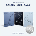 ATEEZ ATEEZ - [GOLDEN HOUR : Part.4] (Photobook Ver.) + Random Photocard (TOKTOQ)