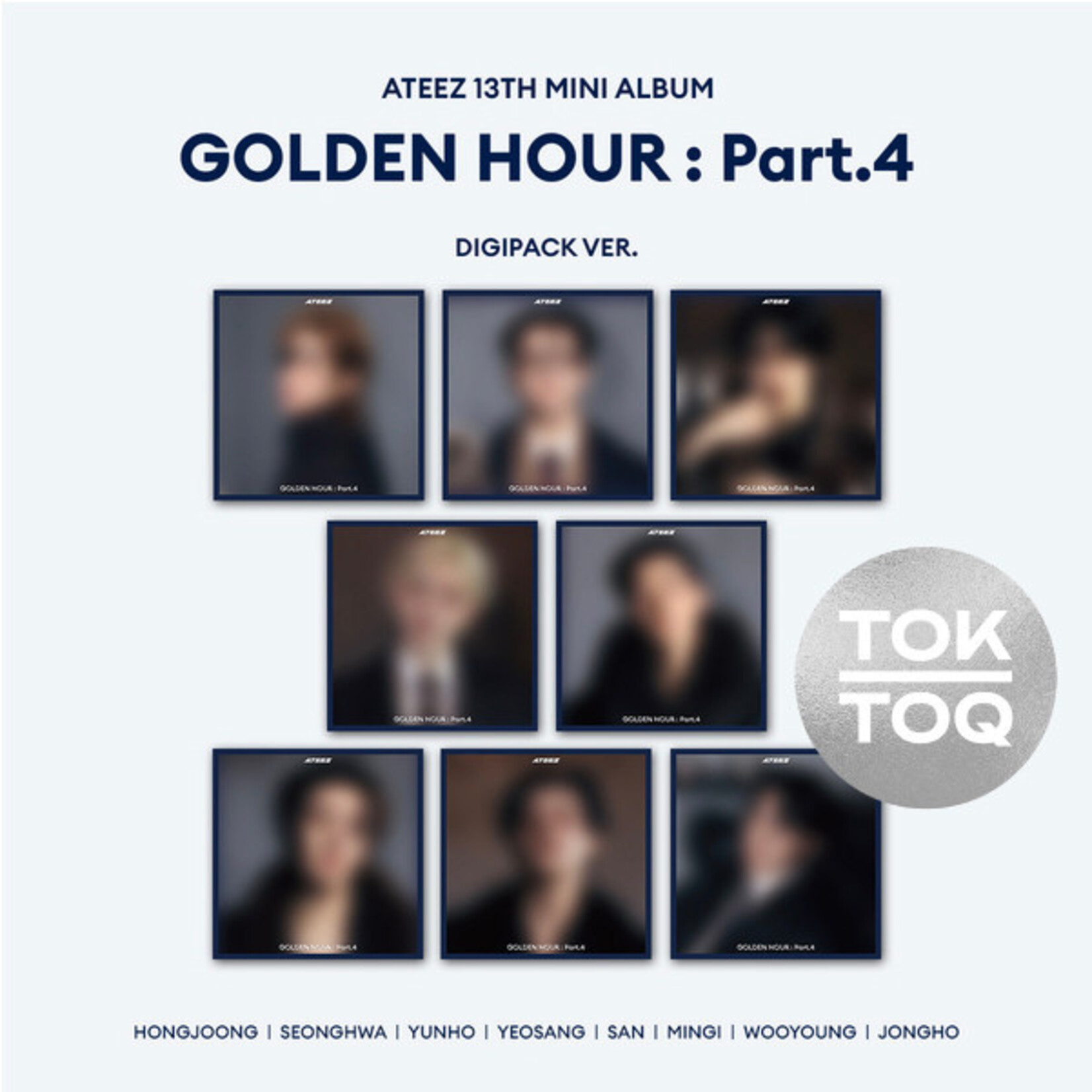 ATEEZ ATEEZ - [GOLDEN HOUR : Part.4] (Digipack Ver.) + Random Photocard (TOKTOQ)