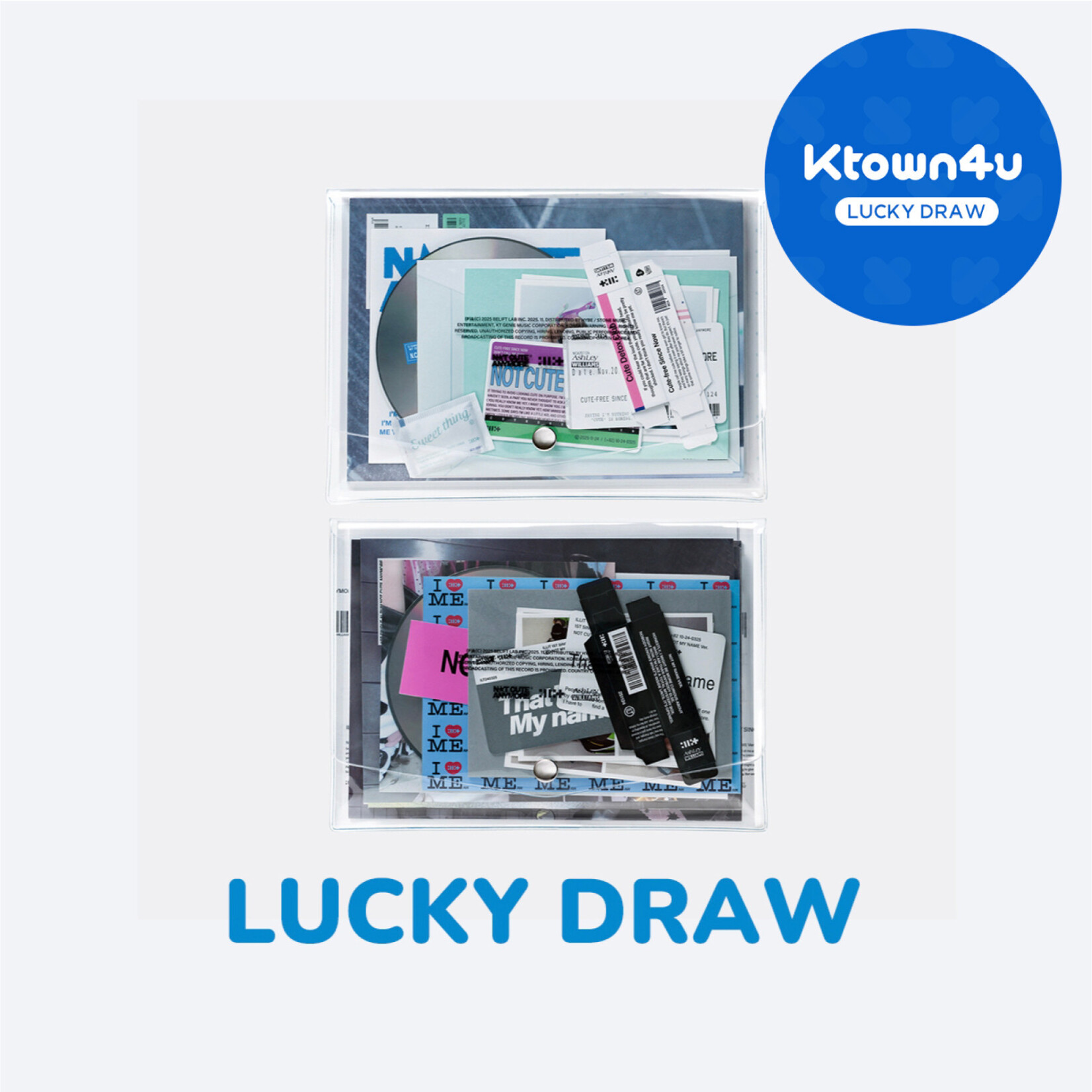 ILLIT [Lucky Draw Event] ILLIT - 1st Single Album [NOT CUTE ANYMORE] + Random Photocard (KTOWN4U)