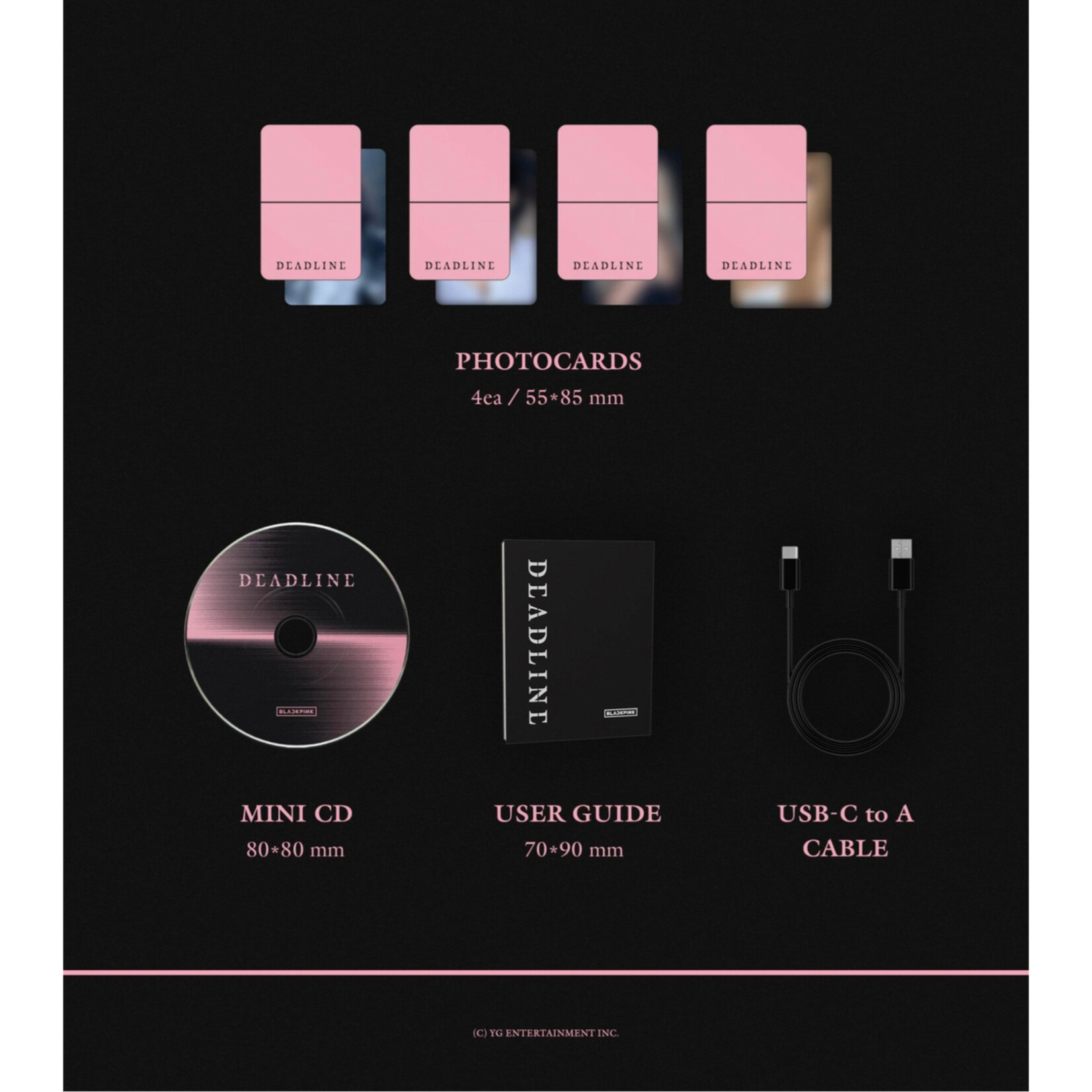 BlackPink BLACKPINK - 3rd MINI ALBUM [DEADLINE] (MOOD LIGHT Ver.)