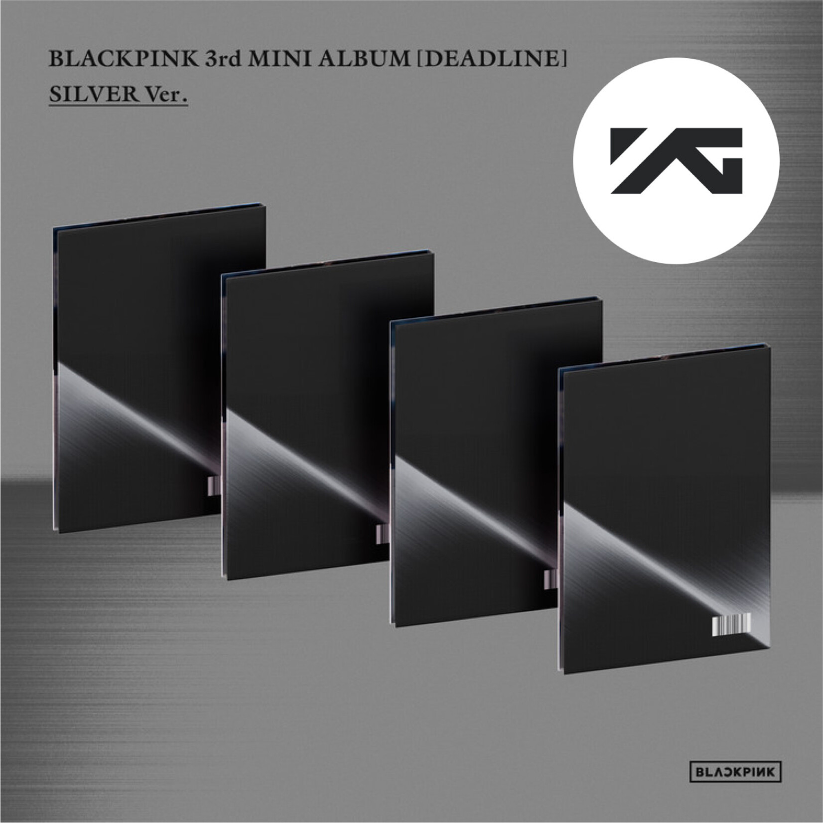 BlackPink BLACKPINK - 3rd MINI ALBUM [DEADLINE] (SILVER Ver.) + Random Photocard (YG)