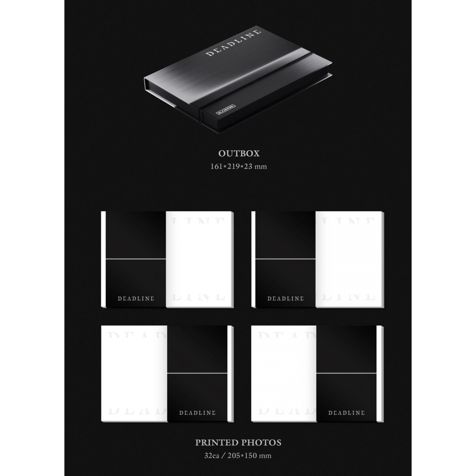 BlackPink BLACKPINK - 3rd MINI ALBUM [DEADLINE] (GRAY Ver.) + 1 random photocard (DEAR MY MUSE)