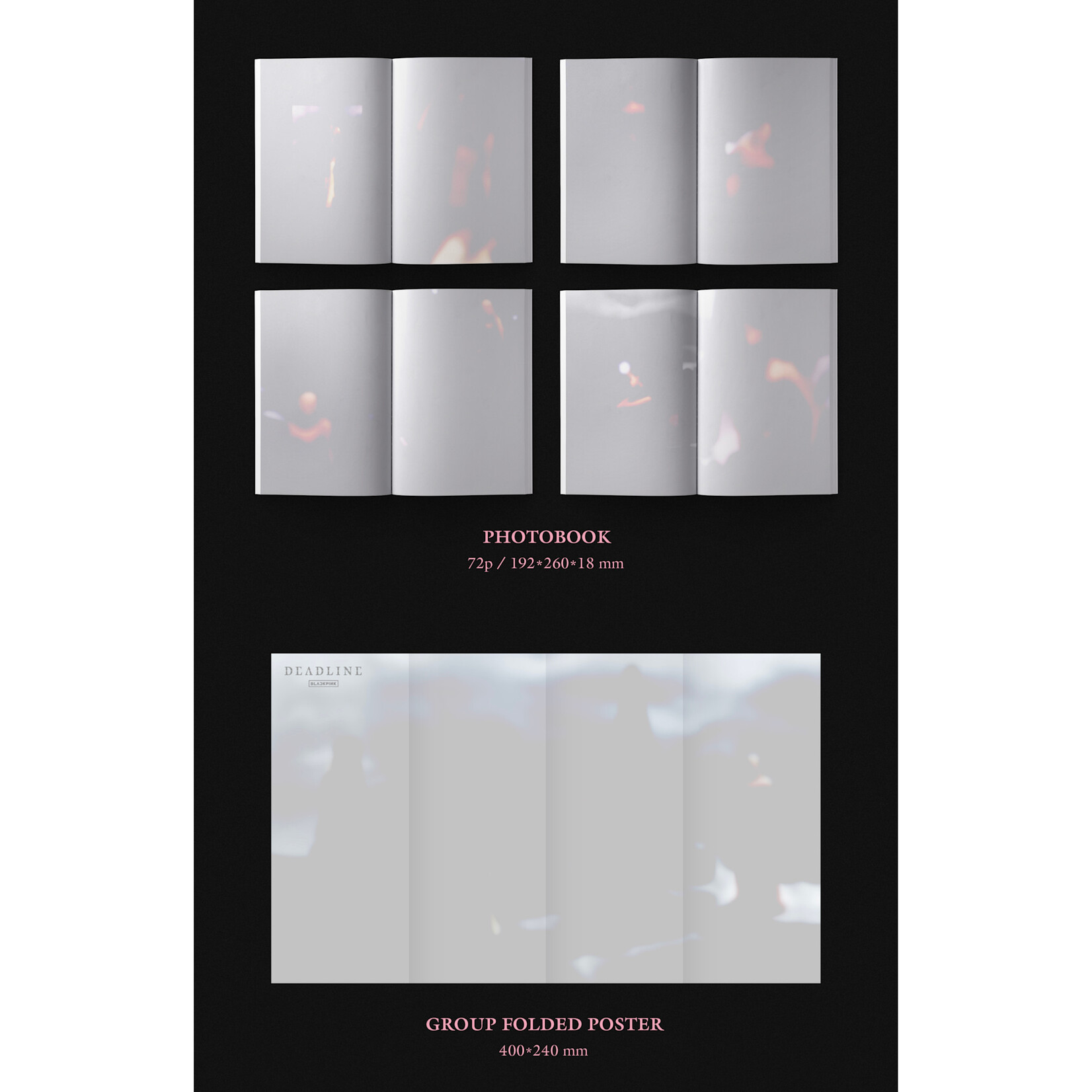 BlackPink BLACKPINK - 3rd MINI ALBUM [DEADLINE] (BLACK Ver.) + 1 random photocard (KTOWN4U)