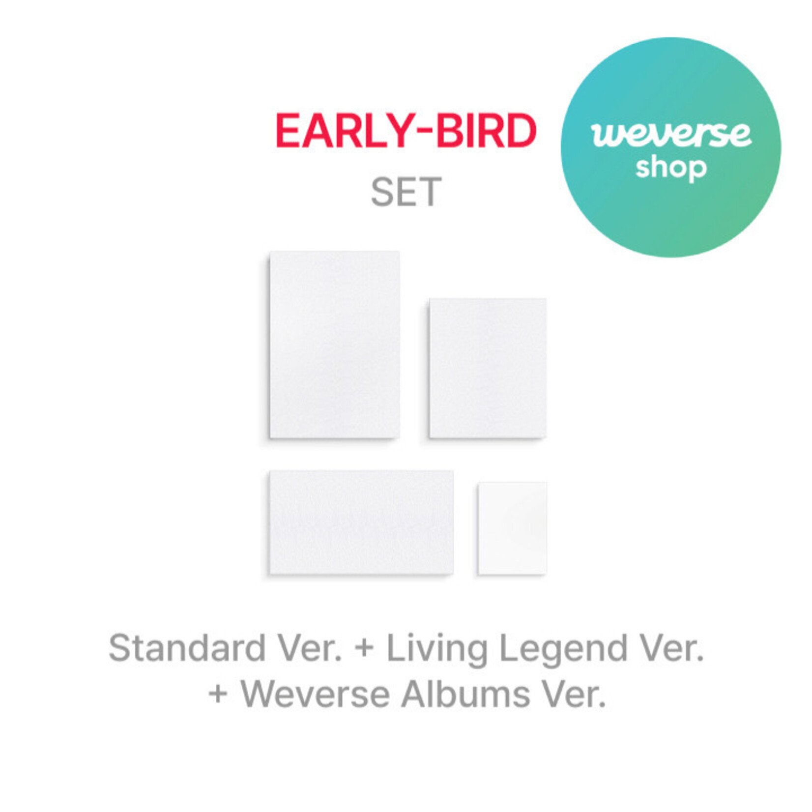 BTS BTS - [EARLY-BIRD] [ARIRANG] (Standrad Set) + (Living Legend Ver.)+ (Weverse Albums ver.) Set + Weverse Gift (WS)