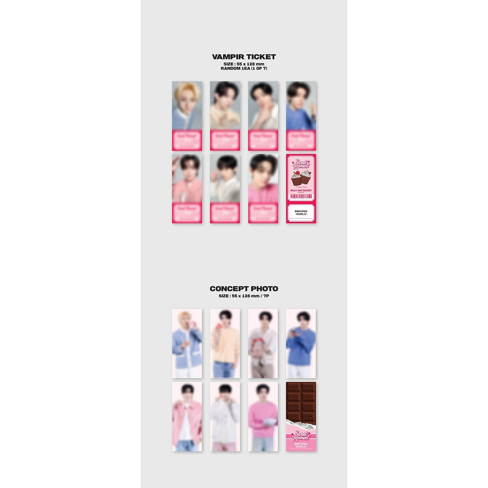 Enhypen ENHYPEN - [ENHYPEN WORLD COUPON CARD COLLECTION] SWEET MOMENT BASIC ver.