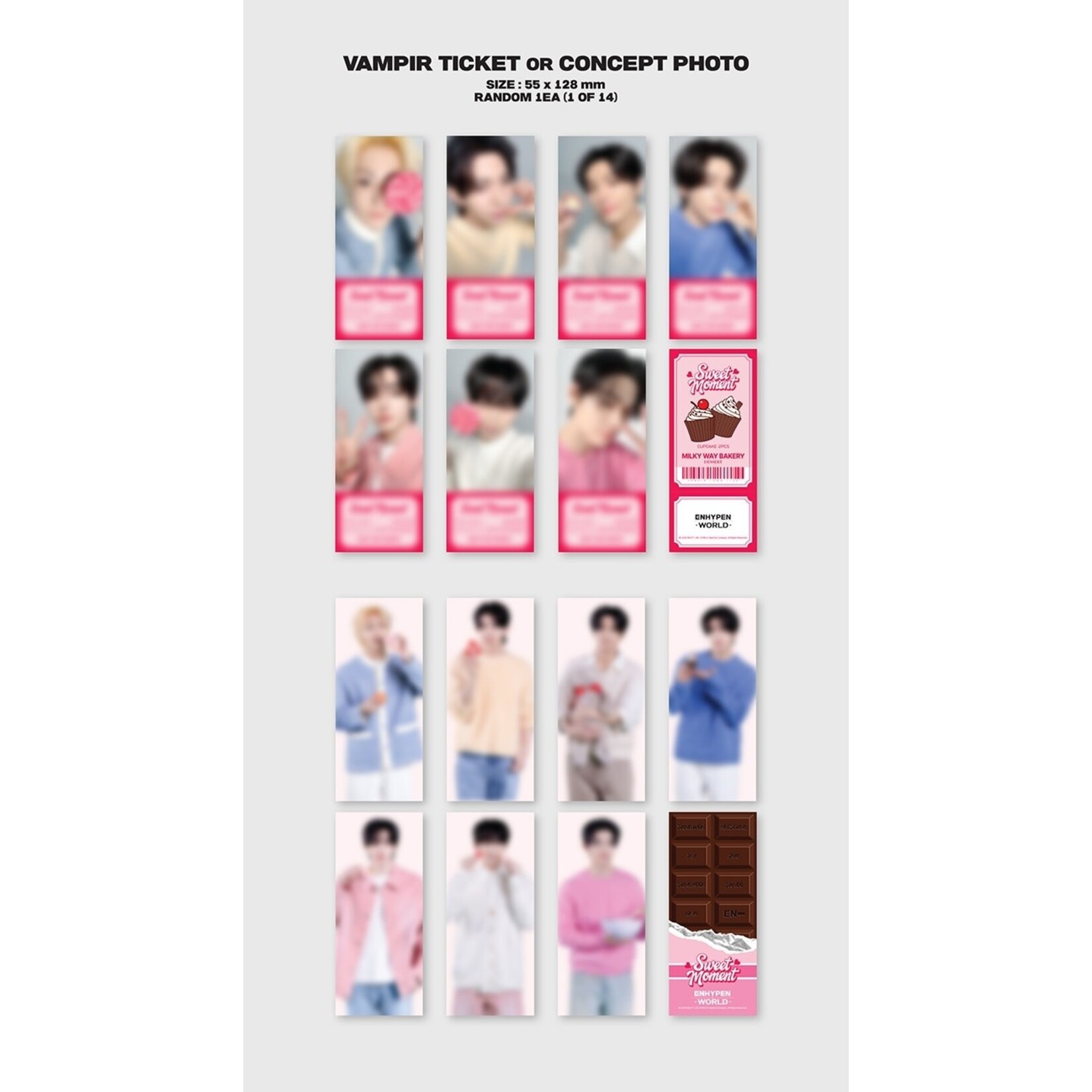 Enhypen ENHYPEN - [ENHYPEN WORLD COUPON CARD COLLECTION] SWEET MOMENT GIFT ver.