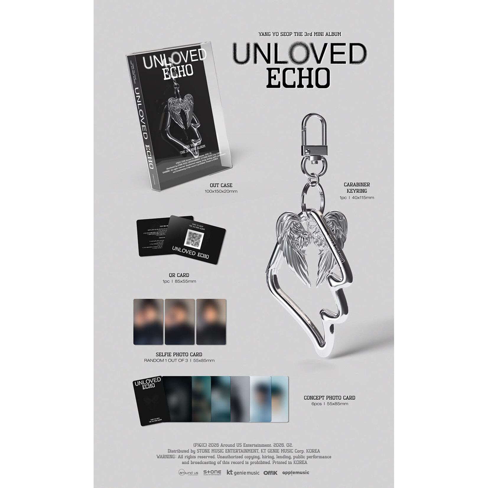 HIGHLIGHT YANGYOSEOP - THE 3rd MINI ALBUM 'Unloved Echo' (Platform ver.)