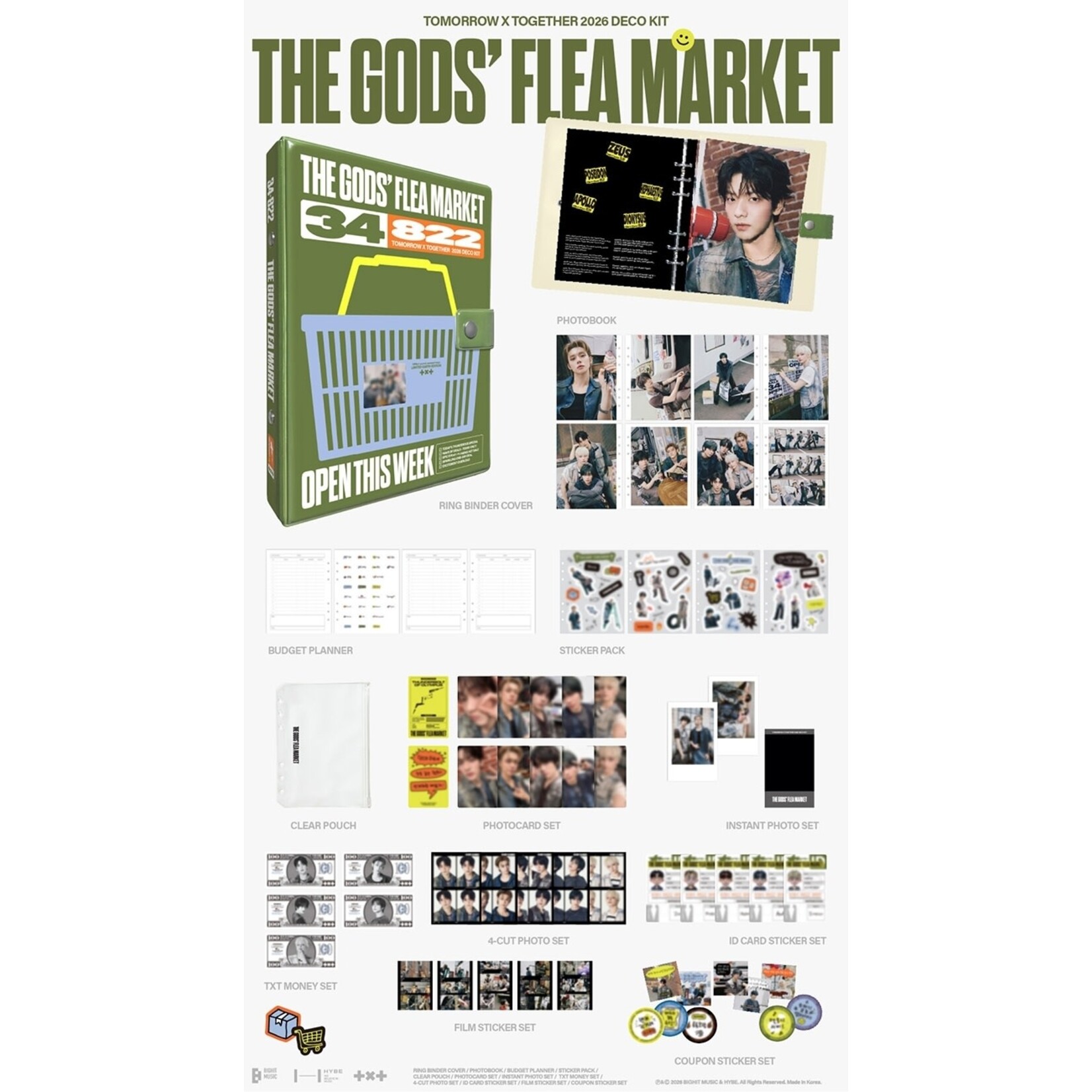 TXT TOMORROW X TOGETHER - 2026 DECO KIT + Weverse Gift (WS)