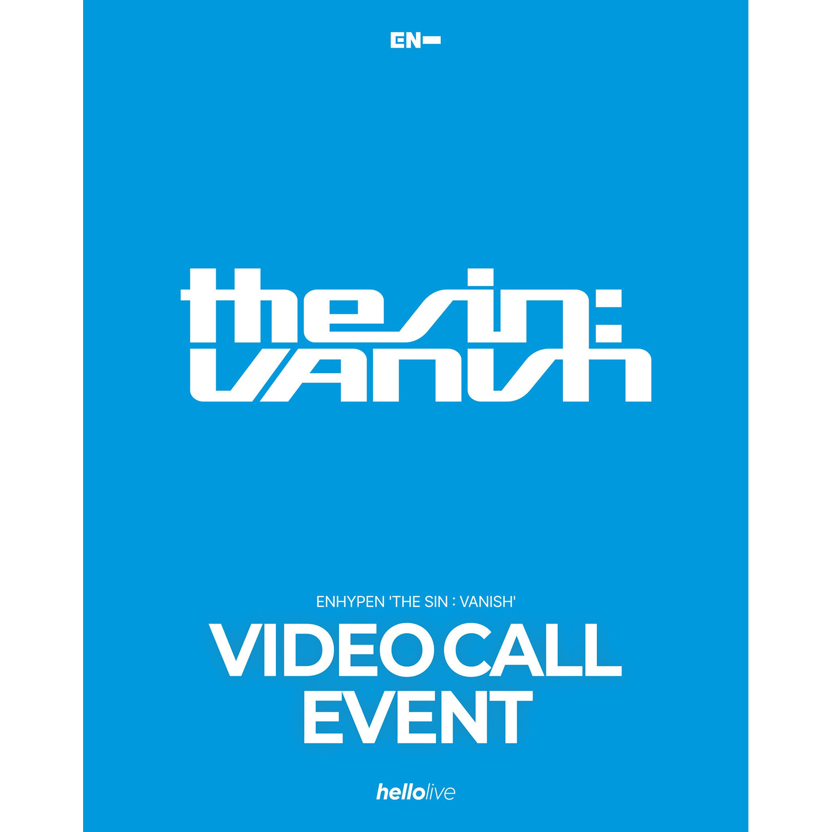 Enhypen [Video Call Event 2] ENHYPEN - 7TH MINI ALBUM [THE SIN : VANISH] (Photobook Ver.) + Random Photocard (HELLOLIVE)