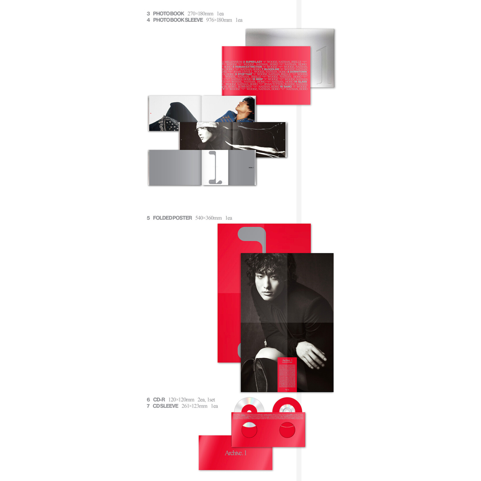 WOODZ WOODZ - 1st Full Album [Archive. 1] (Main Ver.) (2CD)