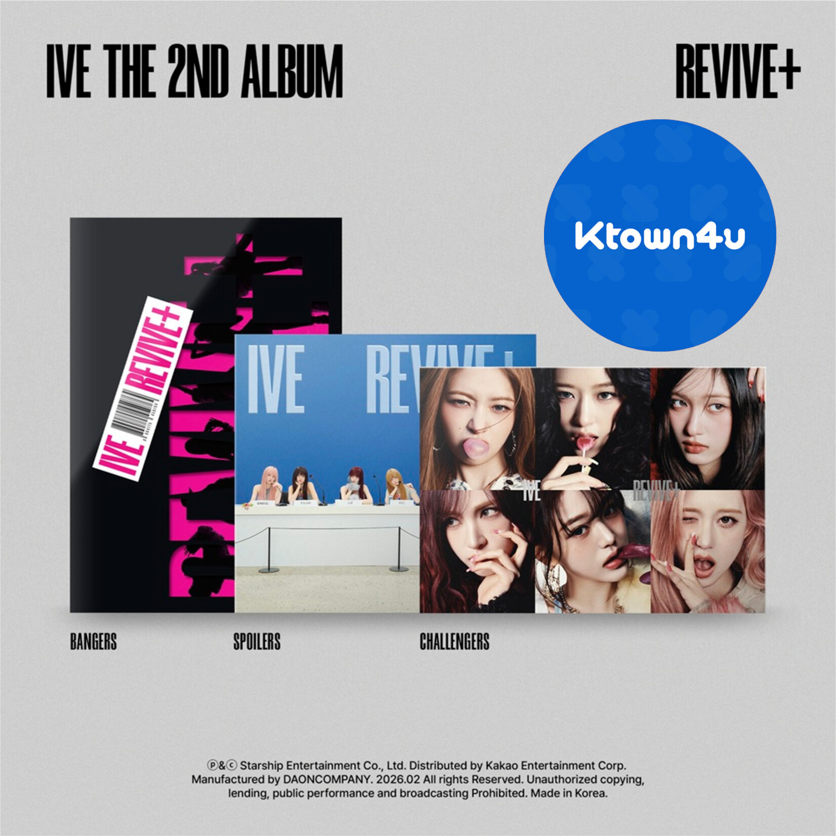 Ive IVE - THE 2ND ALBUM [REVIVE+] + Random Photocard (KTOWN4U)