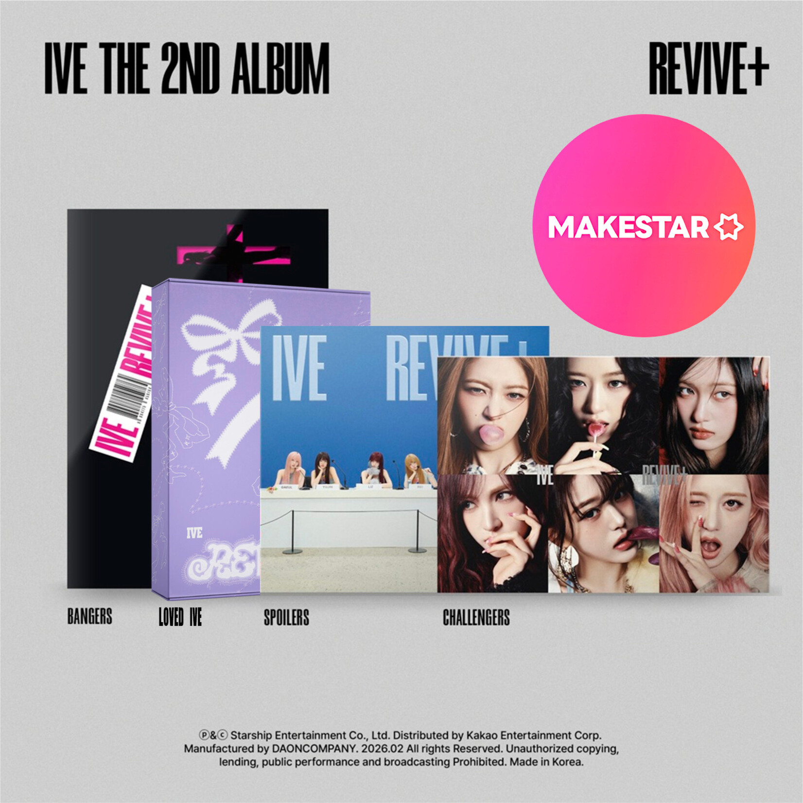 Ive IVE - THE 2ND ALBUM [REVIVE+] + Random Photocard (MAKESTAR)