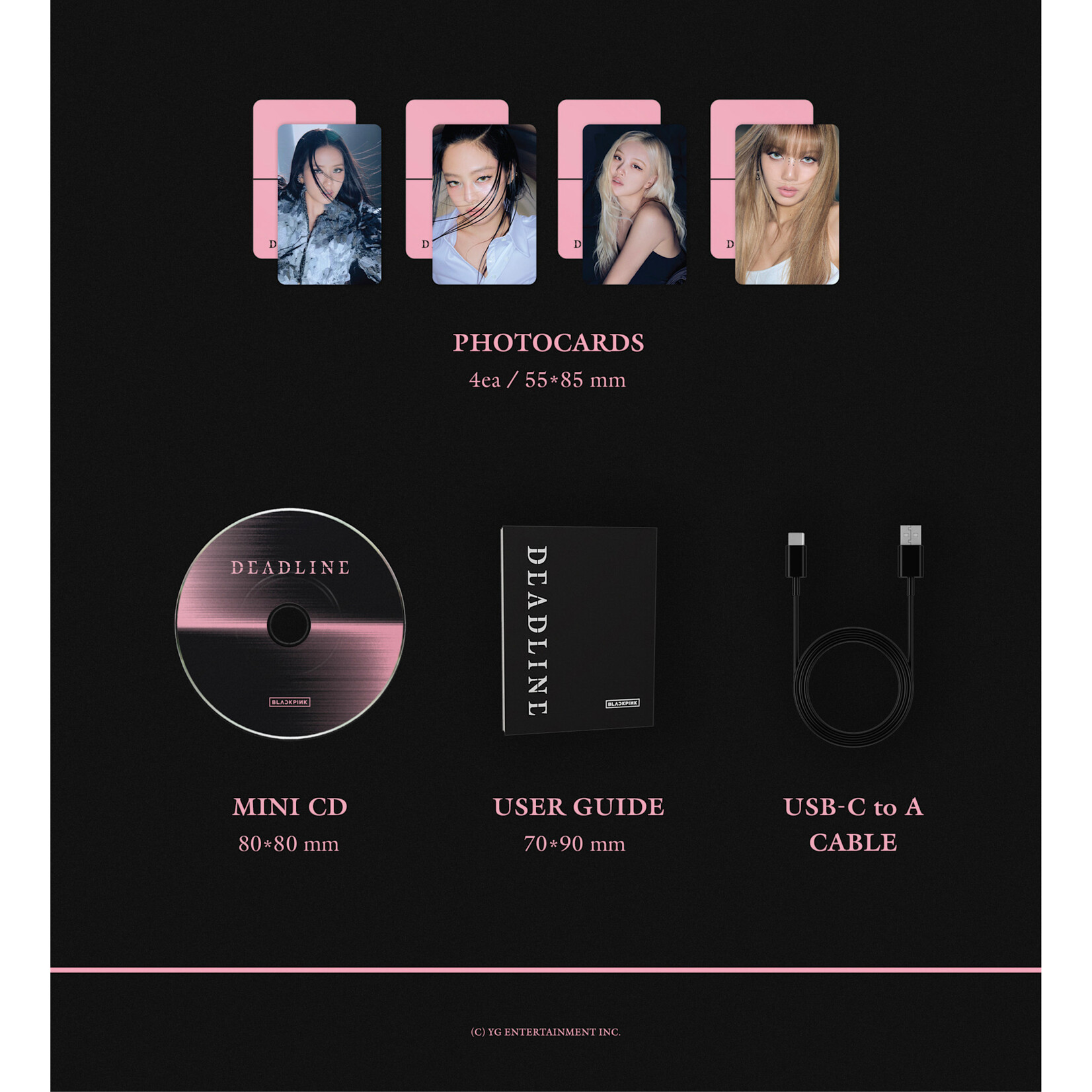 BlackPink BLACKPINK - 3rd MINI ALBUM [DEADLINE] (MOOD LIGHT Ver.)