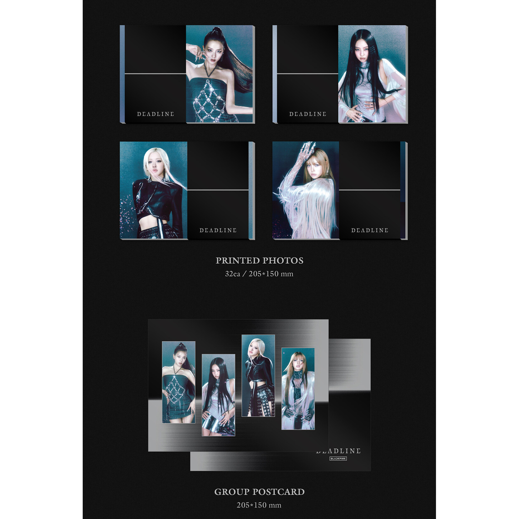 BlackPink BLACKPINK - 3rd MINI ALBUM [DEADLINE] (GRAY Ver.) + 1 random photocard (DEAR MY MUSE)