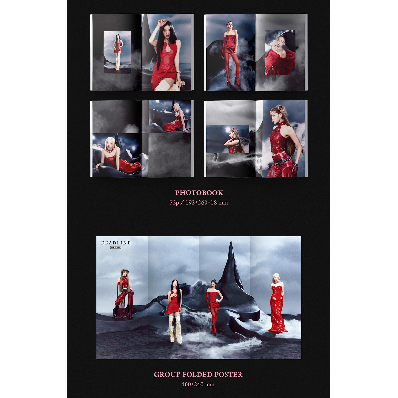 BlackPink BLACKPINK - 3rd MINI ALBUM [DEADLINE] (BLACK Ver.) + Weverse Gift (WS)