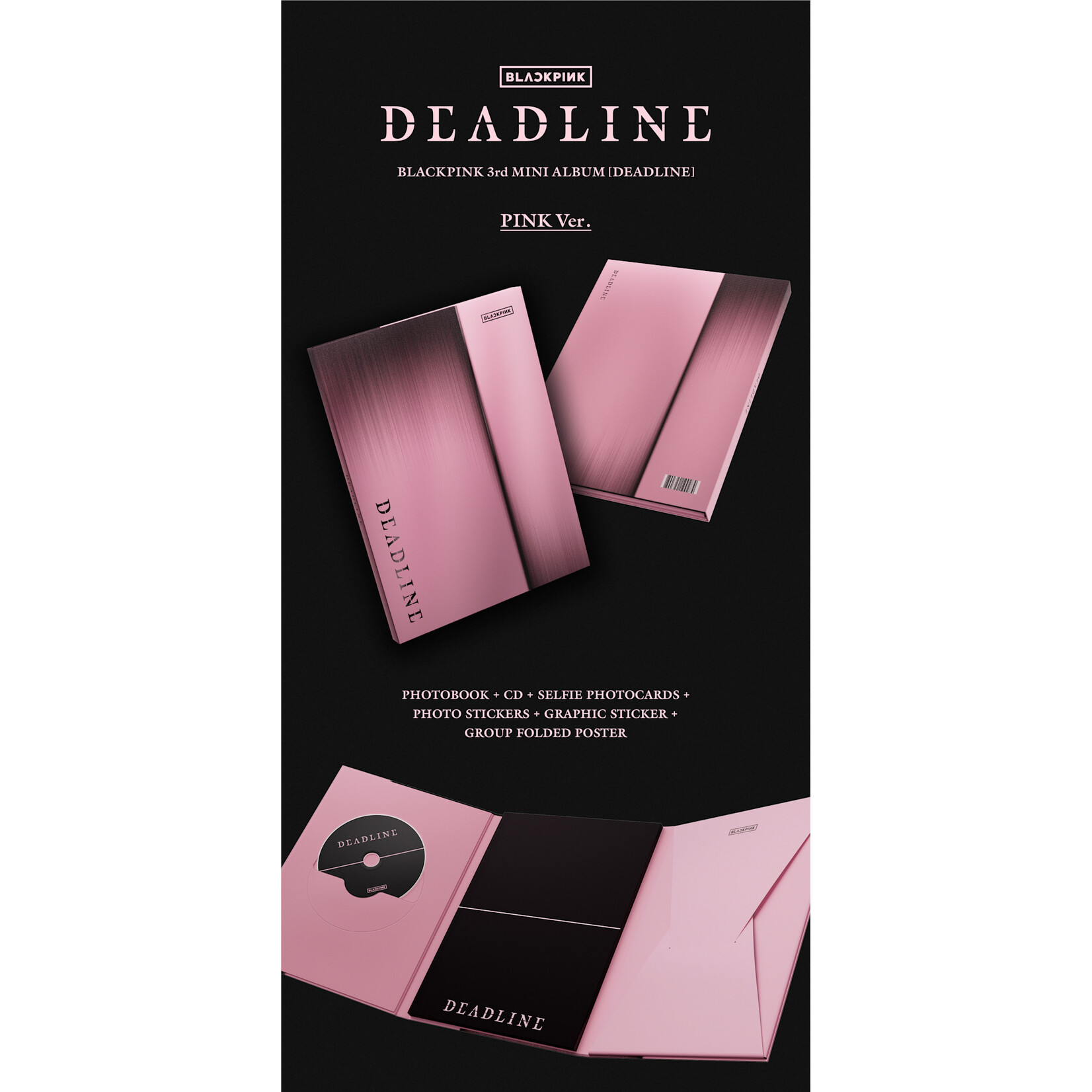 BlackPink BLACKPINK - 3rd MINI ALBUM [DEADLINE] PINK Ver.