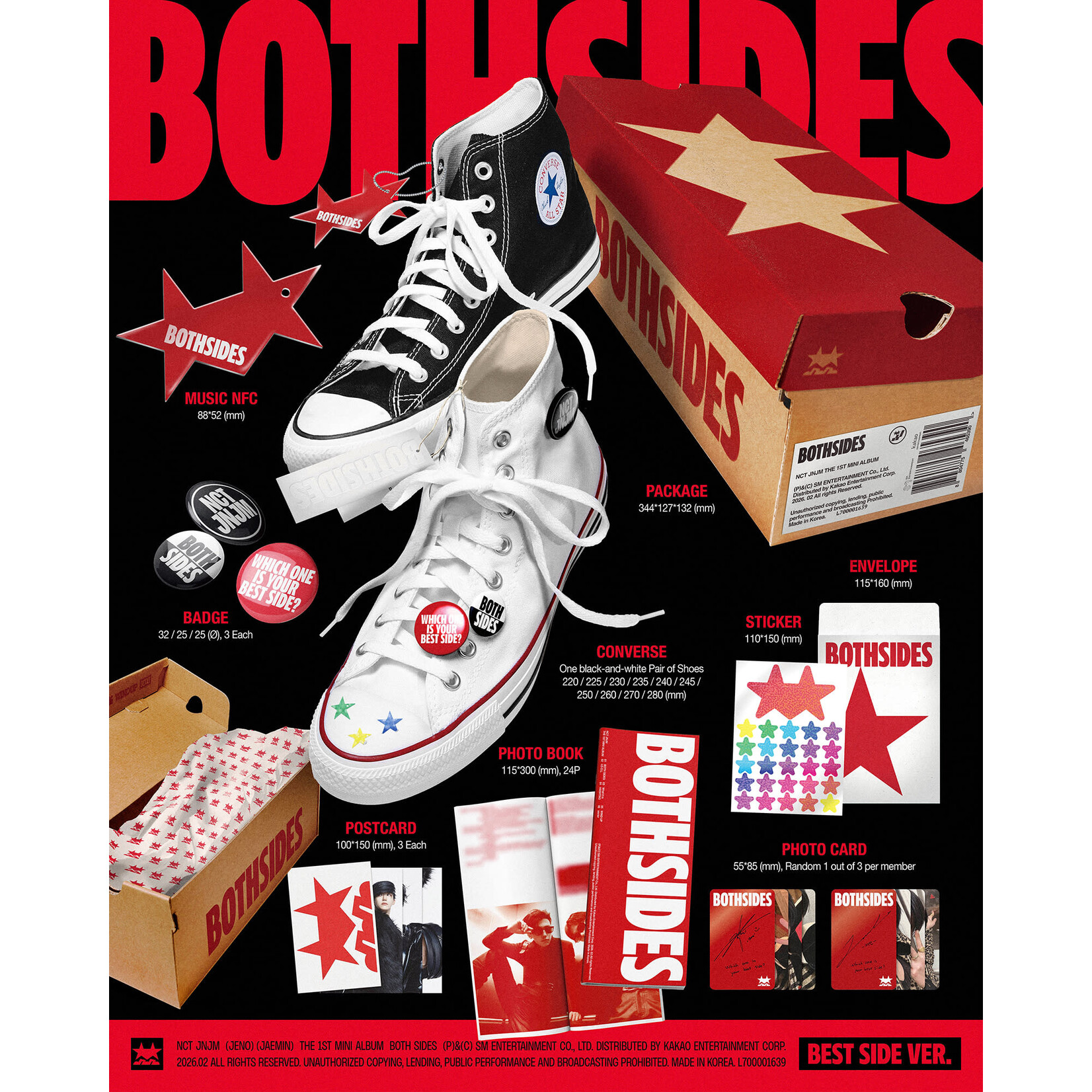 NCT NCT JNJM - 1ST MINI ALBUM [BOTH SIDES] (BEST SIDE Ver.)