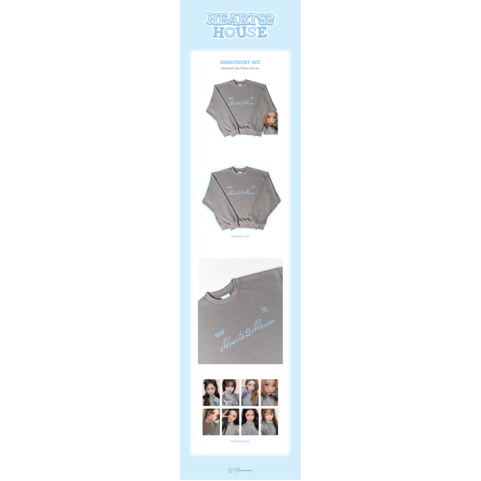 Hearts2Hearts Hearts2Hearts - FANMEETING 'HEARTS 2 HOUSE' MD : SWEATSHIRT SET