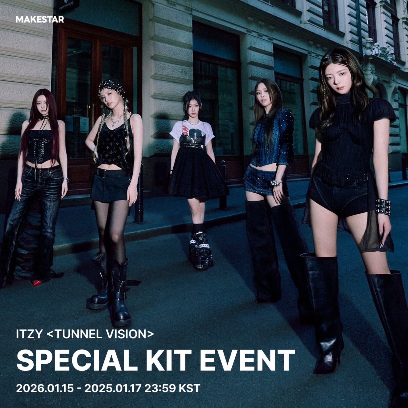 Itzy [SPECIAL KIT EVENT] ITZY - TUNNEL VISION (Member Ver.) + Random Photocard (MAKESTAR)
