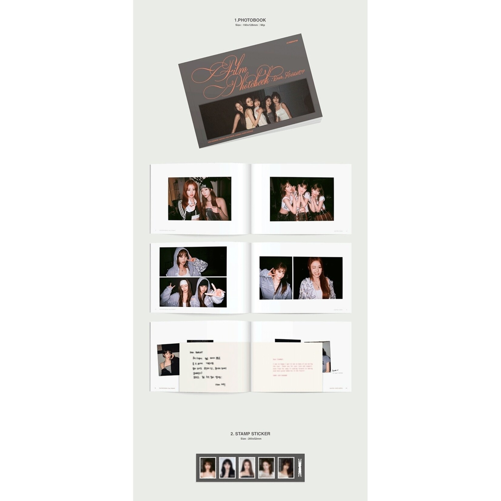 Le Sserafim LE SSERAFIM - 'FILM PHOTOBOOK : Dear, FEARNOT'