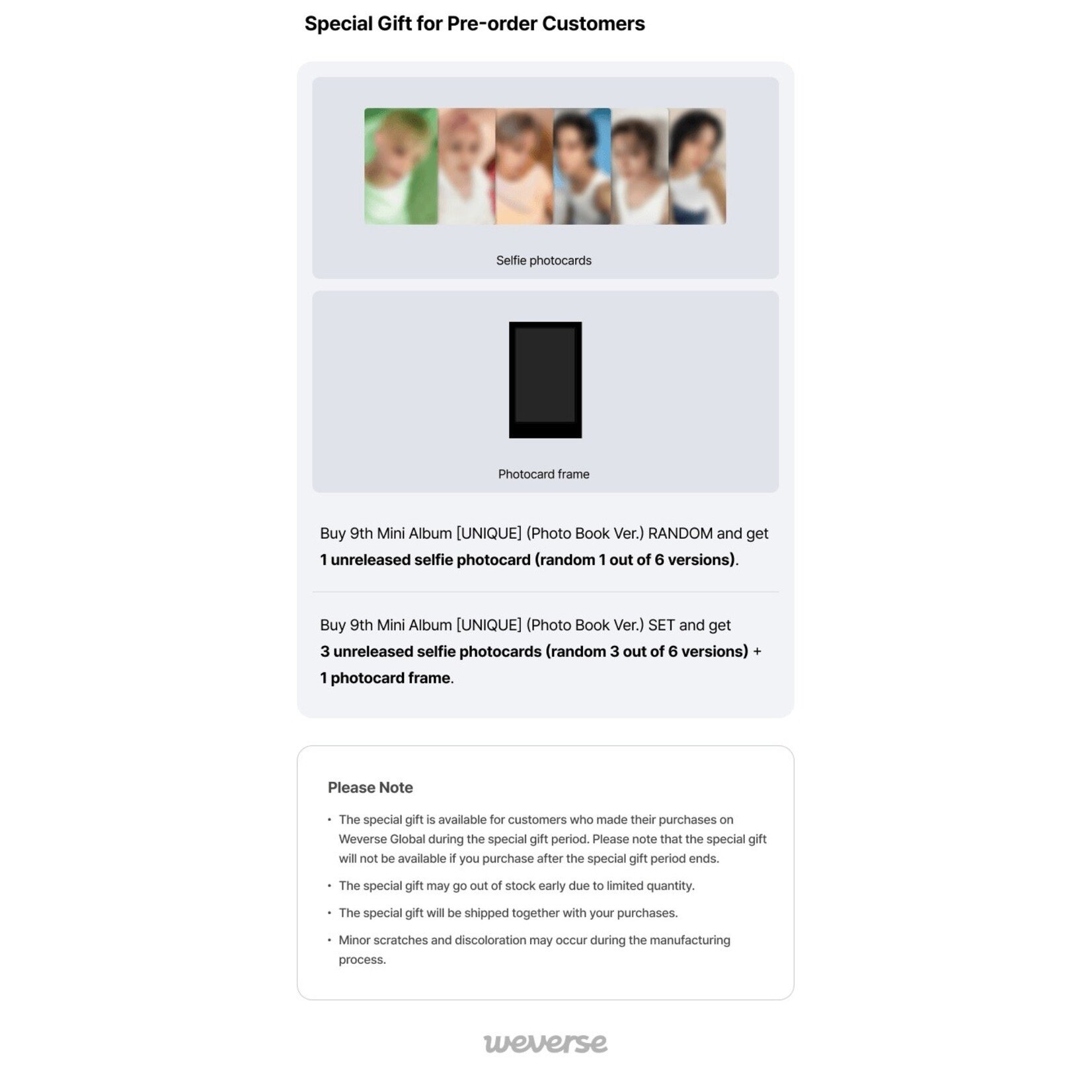 P1Harmony [EARLY BIRD] P1HARMONY - 9TH MINI ALBUM [UNIQUE] (Photobook Ver.) + Weverse Gift (WS)