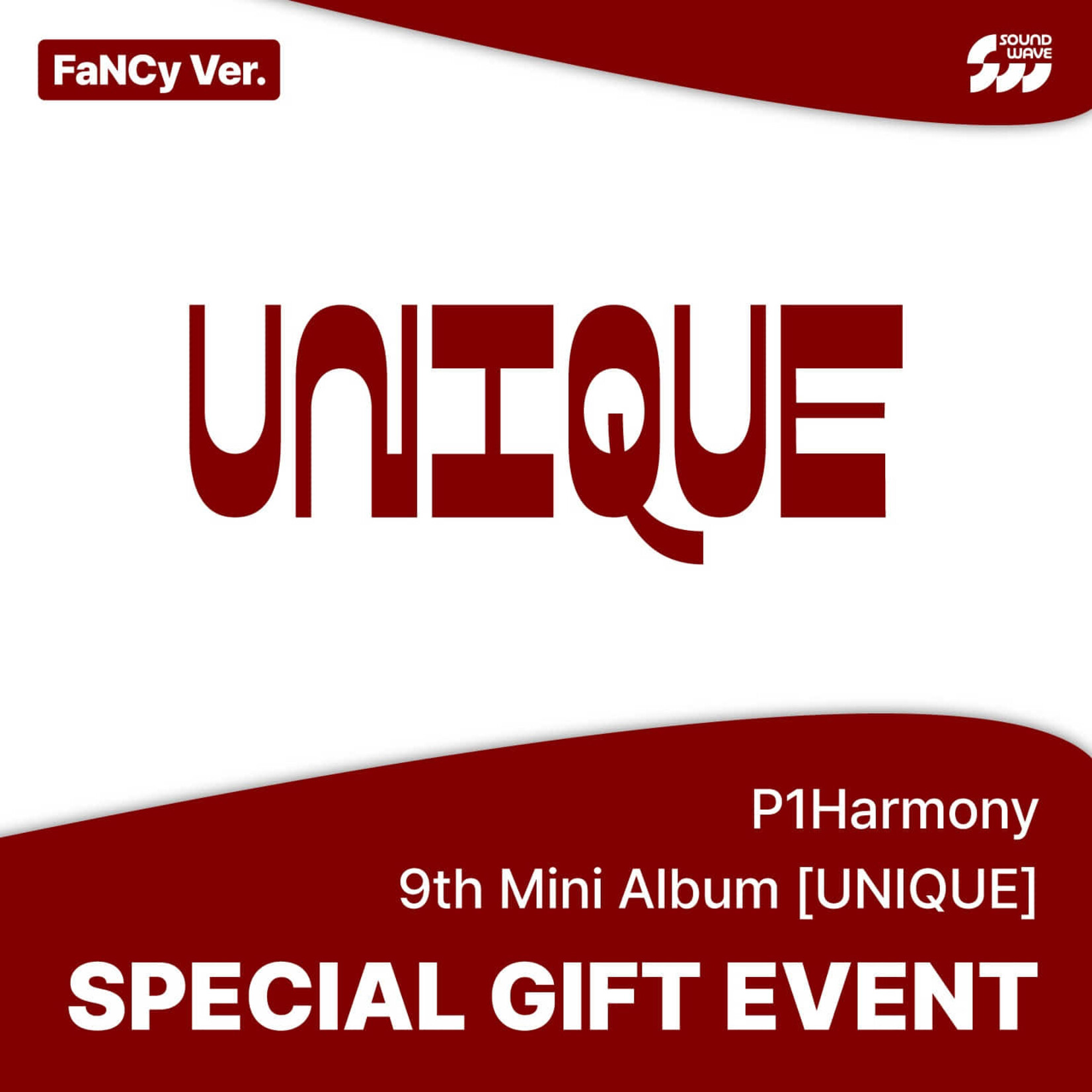 P1Harmony P1HARMONY - 9TH MINI ALBUM [UNIQUE] (FaNCy Ver.) + Random Photocard (SW)